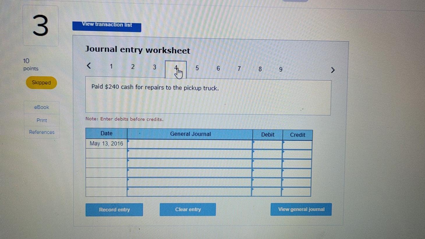 Skipped May January 2, 2016 Paid $94,600 cash to purchase storage shed