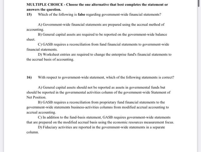 answer 15-30 and I will upvote immediately! ASAP PLEASE MULTIPLE CHOICE -