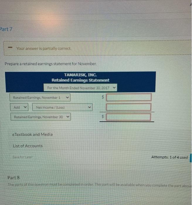  If I miss some data please let me know Part Your