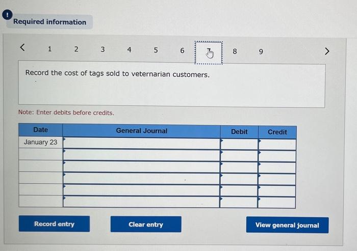 tags purchased in December last year at a cost of $25 per