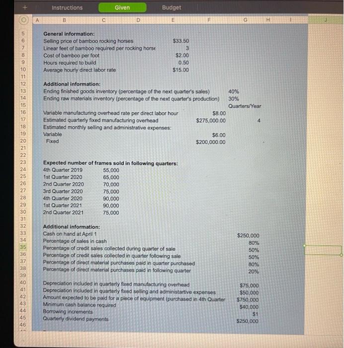 Help! I answered them without using excel formulas. Someone help me convert