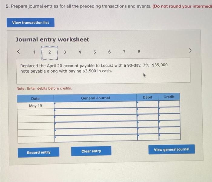 payable to Locust with a 90-day, 71, $35,000 note payable along with