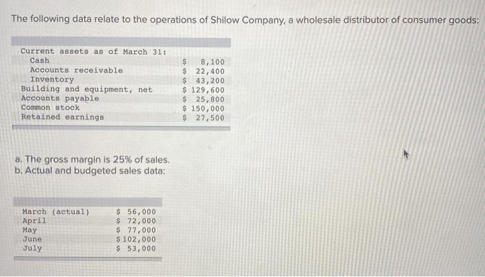  help me with 3, 4, and 5 The following data relate