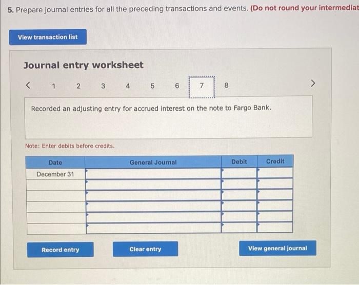 date. November 28 Borrowed $36,000 cash from Fargo Bank by signing a