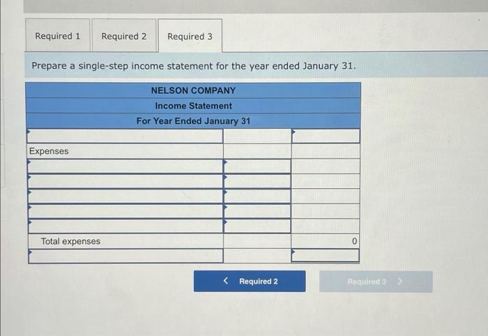 Balance January 31 Credit Debit $ 1,000 12,500 5,800 2,400 42,900 $