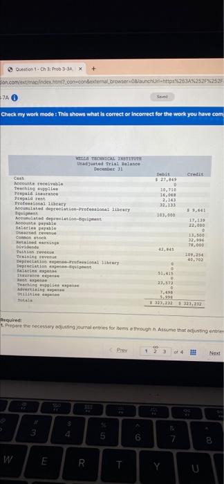 following information applies to the questions displayed below. Wells Technical Institute (WTI)