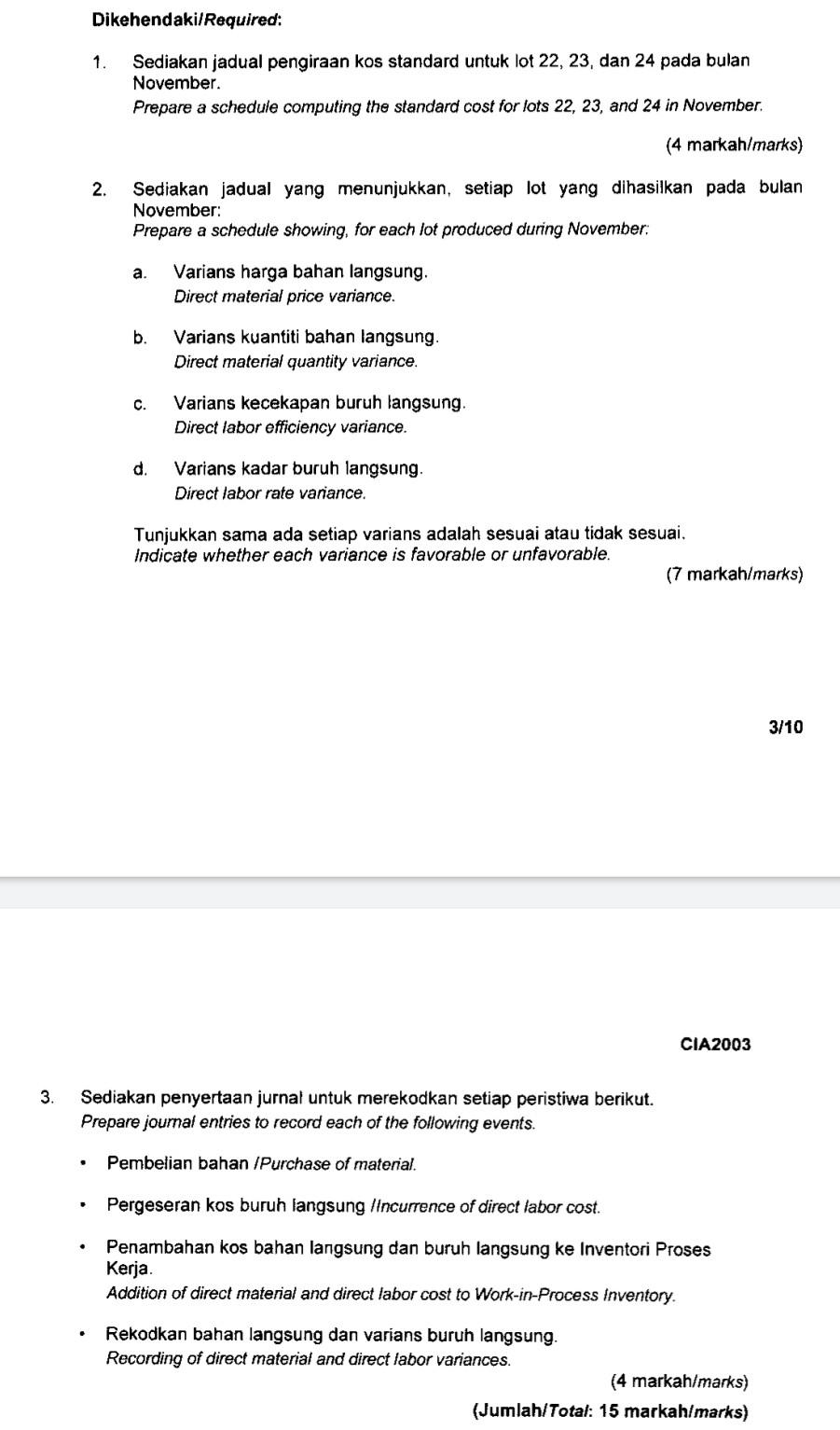 accounting for decision making and control course. It is written in two