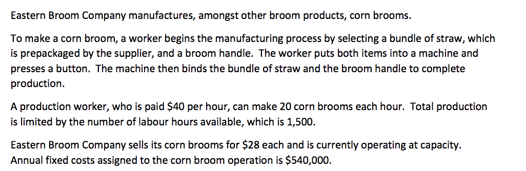 Question 2:The cost per unit for materials is $4.43. The cost