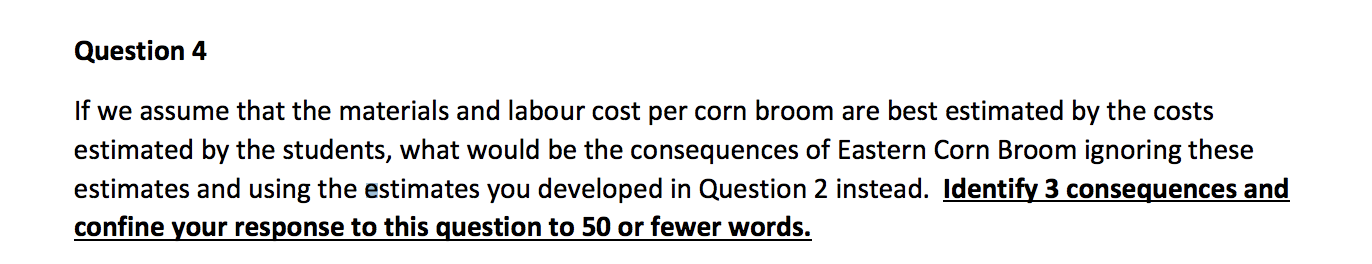 brooms. To make a corn broom, a worker begins the manufacturing process