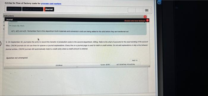 chart of accounts for the exact wording of the account tes CNOW