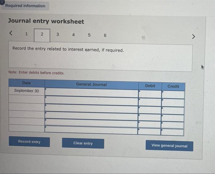 5893 was still outstanding as of September 30. The following information is