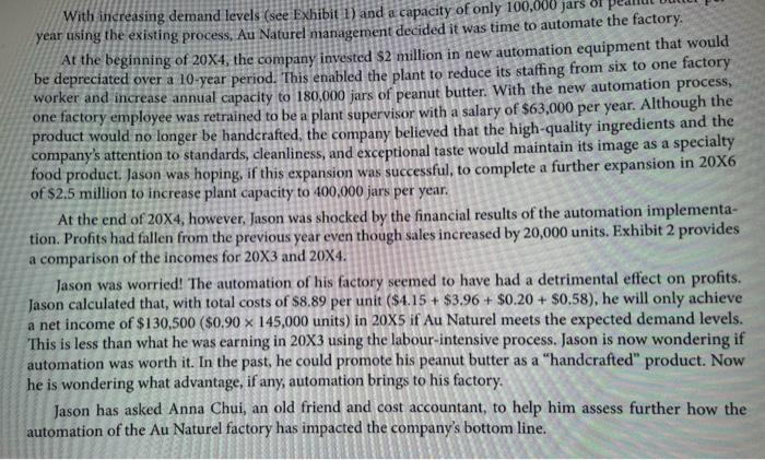 everything that will be appreciated Au Naturel Incorporated is feeling growing pains.