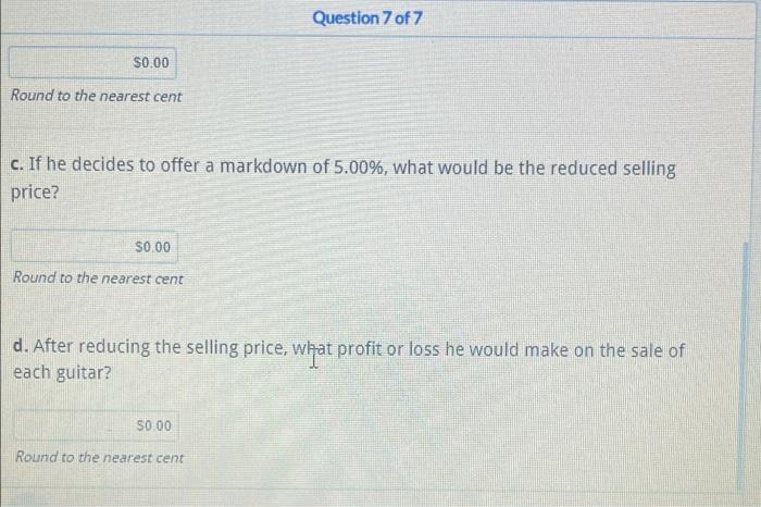 7 Harold, the owner of Sweet Tunes Music, purchased acoustic guitars for