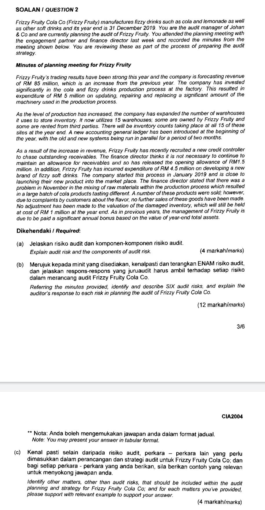 Can you help me answer this question please? It is from