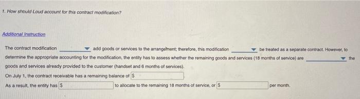 Janusry 1, 2019, Loud Company enters into a 2 year contract with