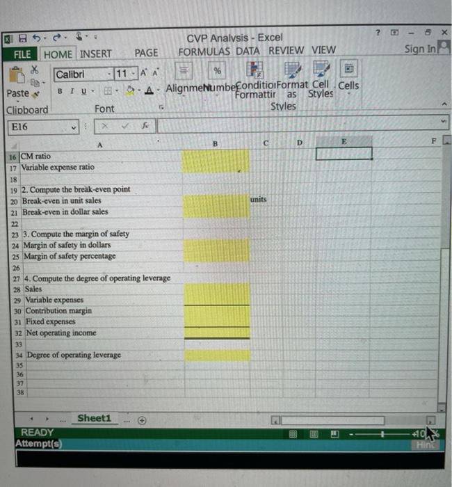 of safety and explain its significance. 3. Compute the degree of operating