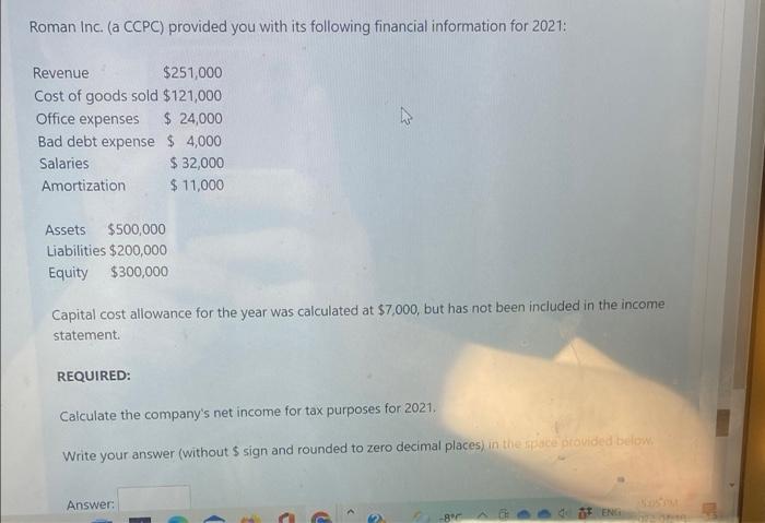  this is tax question. please try to get this question right