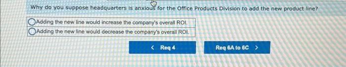 division's return on investment (ROI) has led the company for three years,