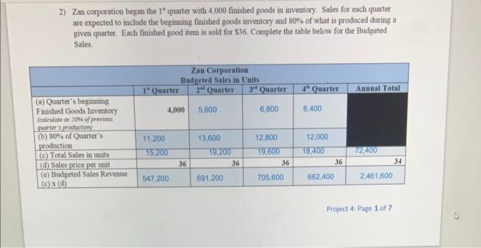in order to complete question 4& 5. 4&5 is based off numbers