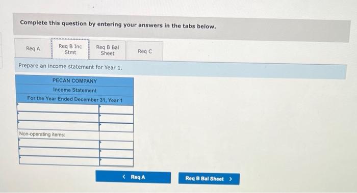 first year of operations: 1. Received $35,000 cash in exchange for issuance