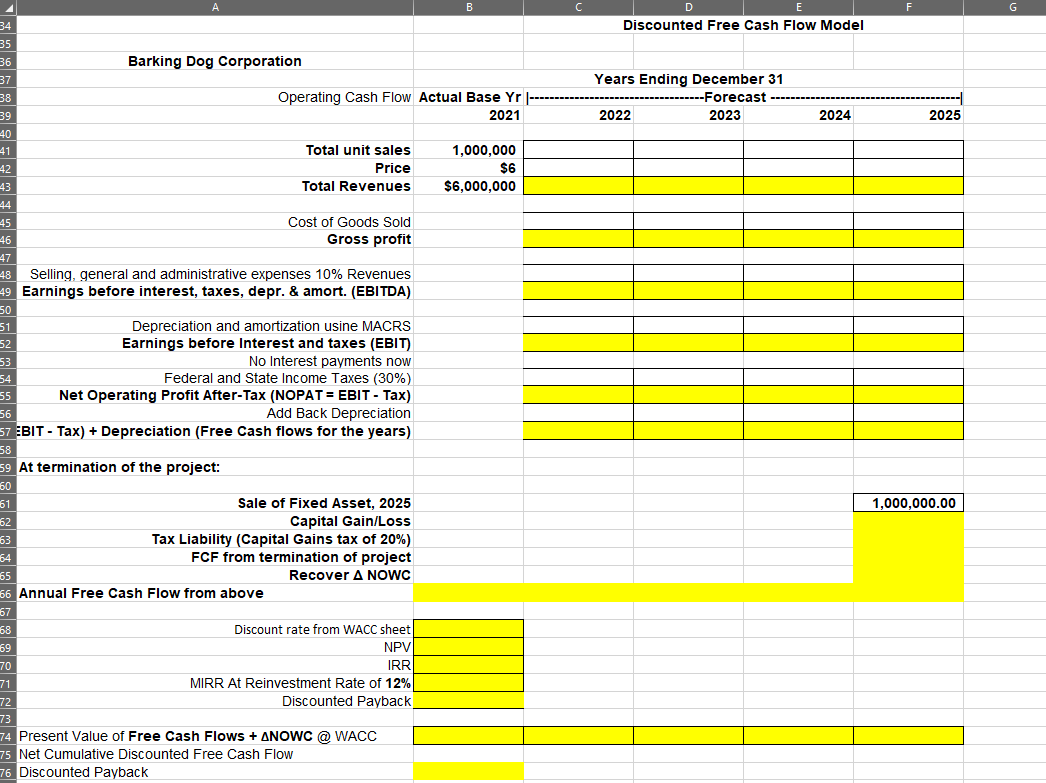 2 3 4 Student instructions: Use the forecasting variables to complete the