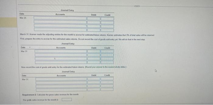 the inventory entry yet. Wo win do that in the next step