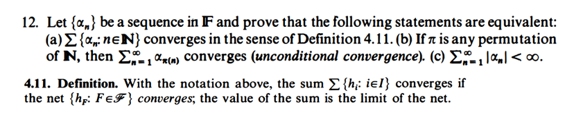 functional analysis prove all a,b,c 12. Let {n} be a sequence in