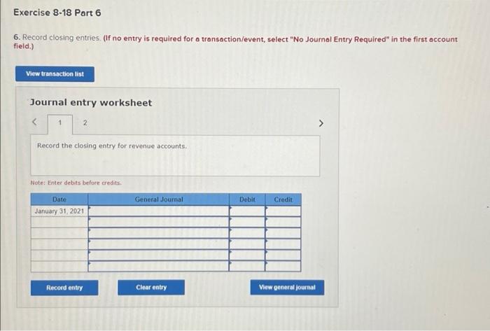 28,300 Totals $175, 100 $175,100 During January 2021, the following transactions occur