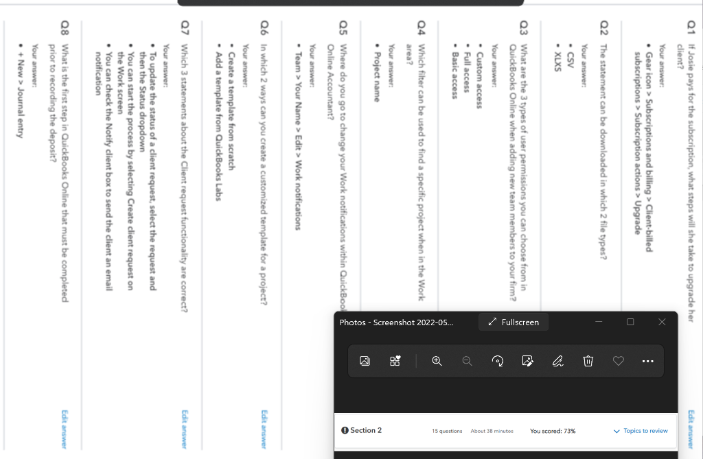 ****************** I need a 85%, can you help?**************************** Edit answer Q1 If