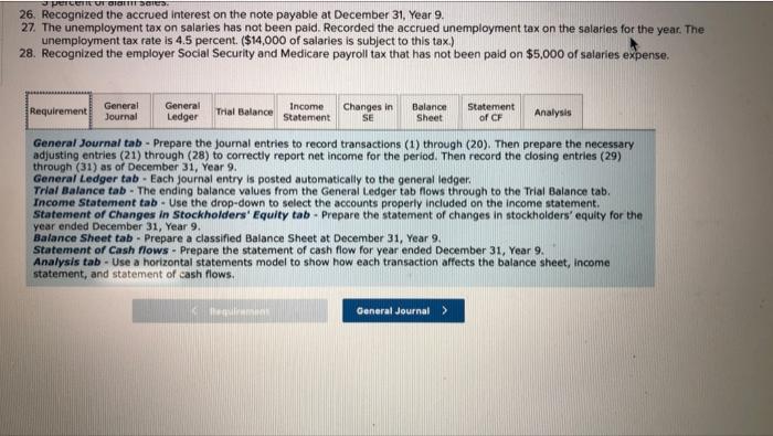 of CF, and Analysis filled in The trial balance of Pacilio Security