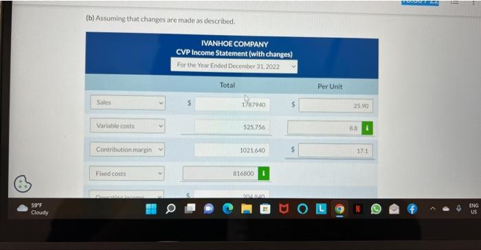 totalled $625,900 and fored costs totalled $771.800. A new raw material is