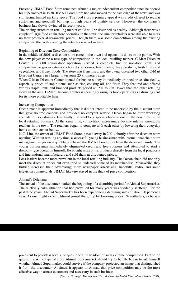 an answer that suits with the marks stated, tq CASE STUDY -