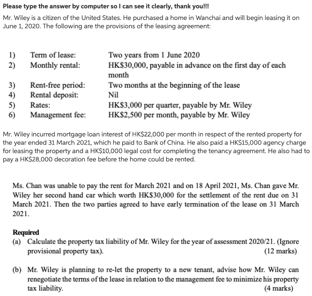 Please type the answer by computer so I can see it clearly,