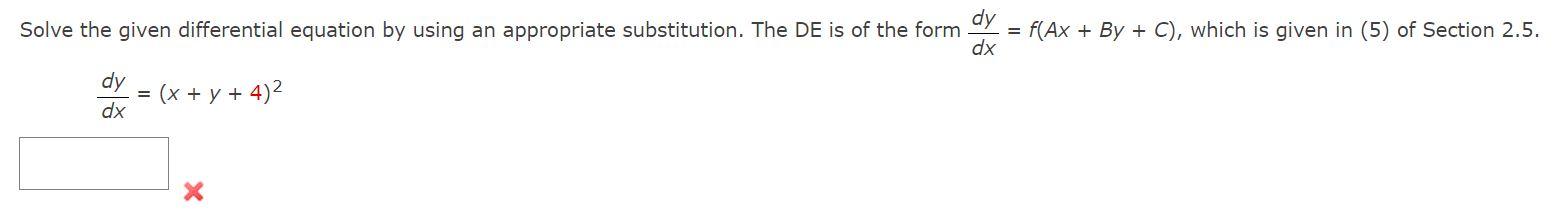 Please write out all steps (even integration). Thank you Solve the given