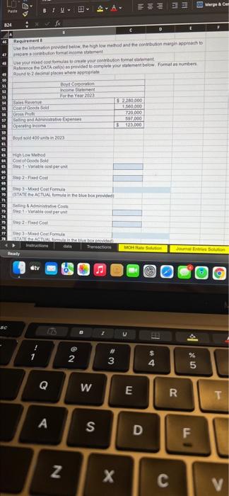 margin & approach to prepare a contin format incomment Use outon margin