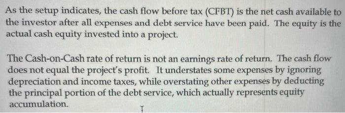 it Only on EXCEL please. Each real estate investment is financed either