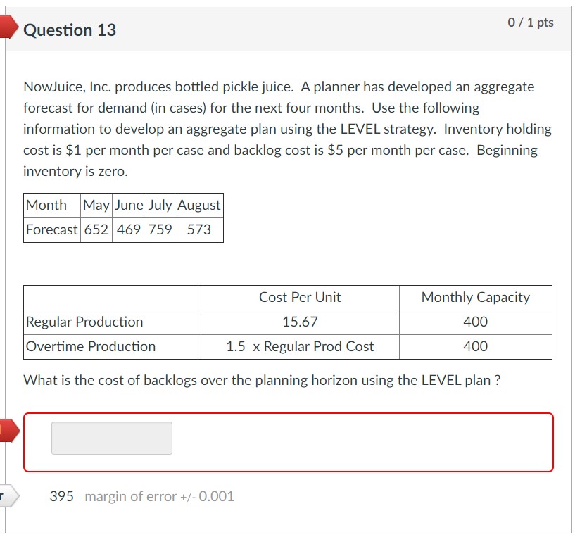  Correct answer is 395 please explain how we can get that