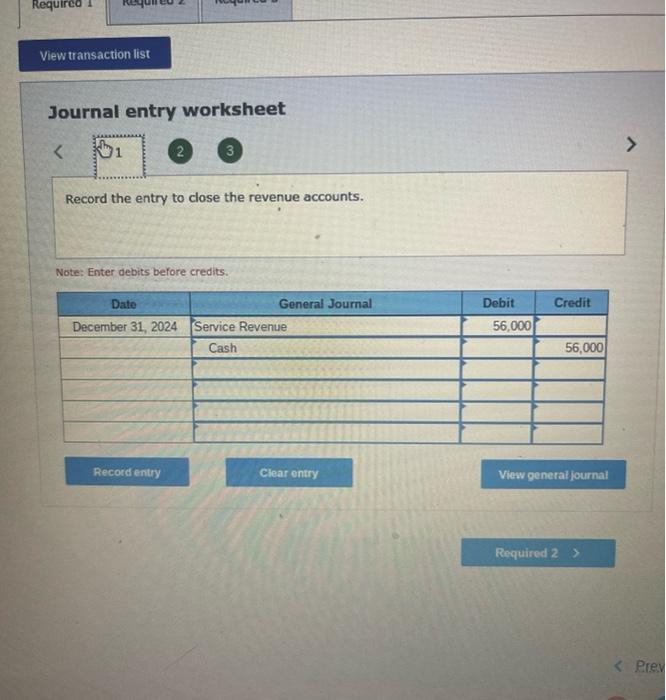 year-end is December 31, 2024. The following is an adjusted trial balance