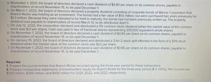 show the answer clear Listed below are the transactions that affected the