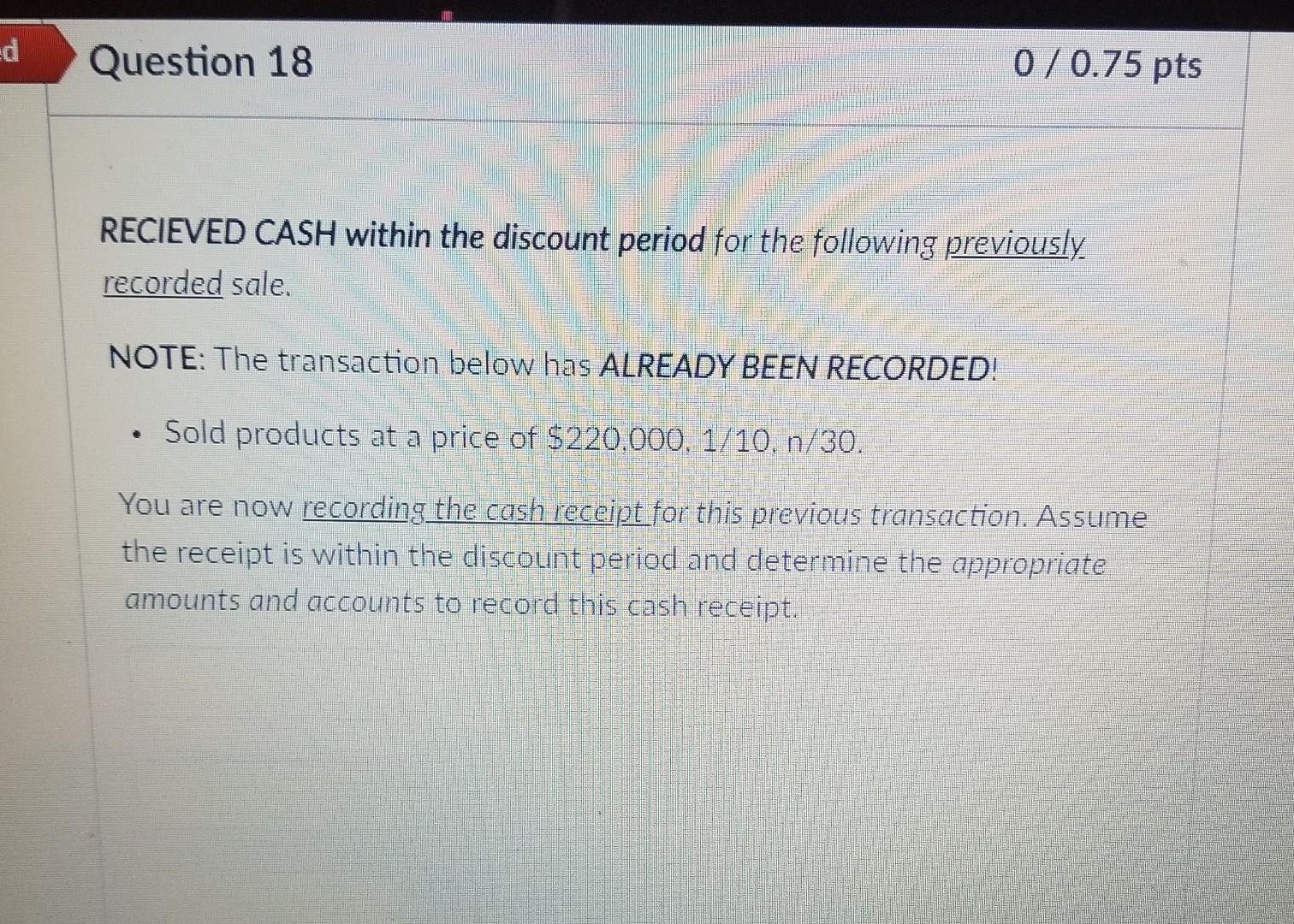 Shipping Expense Accounts Payable Accumulated Depreciation D Cost of Goods Sold E