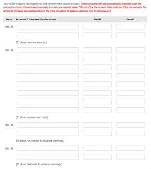 indent manually. If no entry is required, select "No Entry" for the