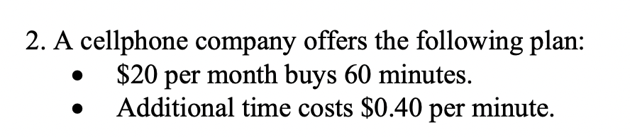  The problem had me make a piecewise function and everything, which