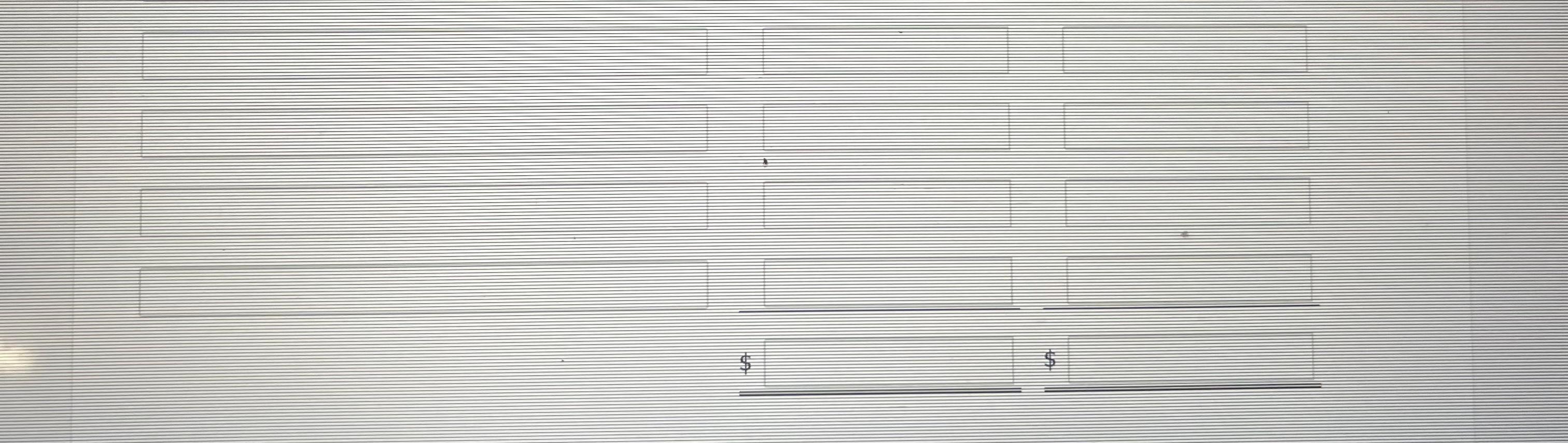 $6,000 cash by signing a 6-month, 6%, $6,000 note payable. Interest will