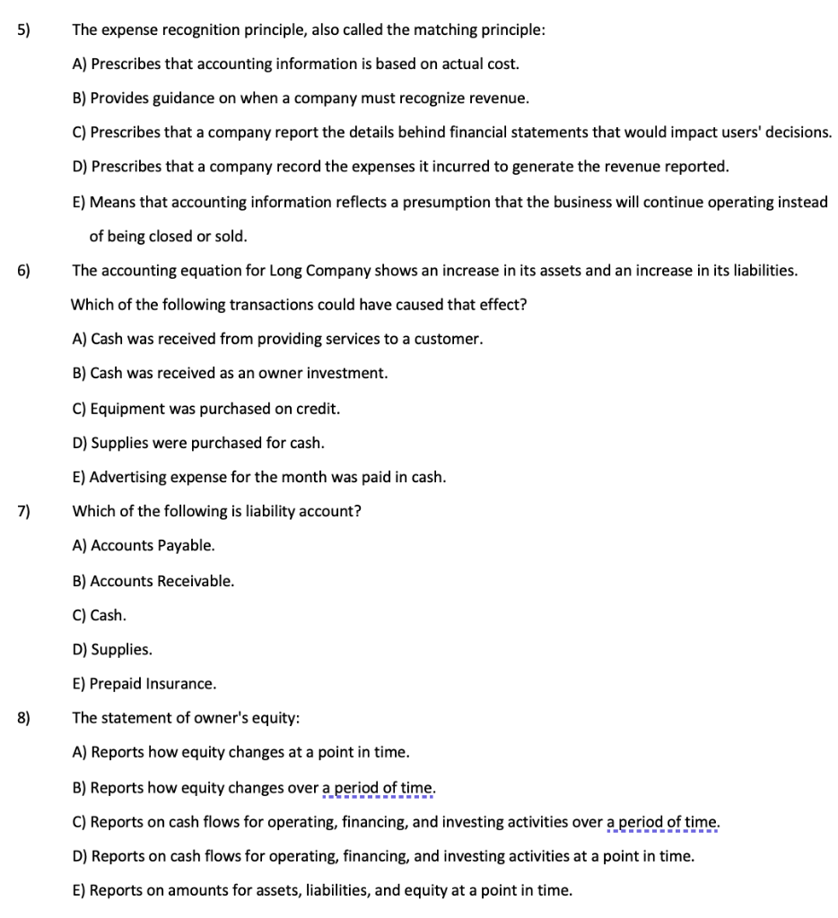 MULTIPLE CHOICE - Choose the one alternative that best completes the statement