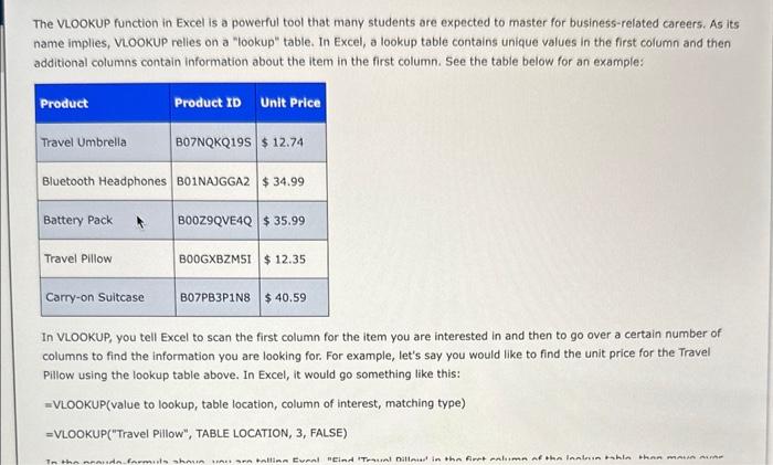  The VLOOKUP function in Excel is a powerful tool that many
