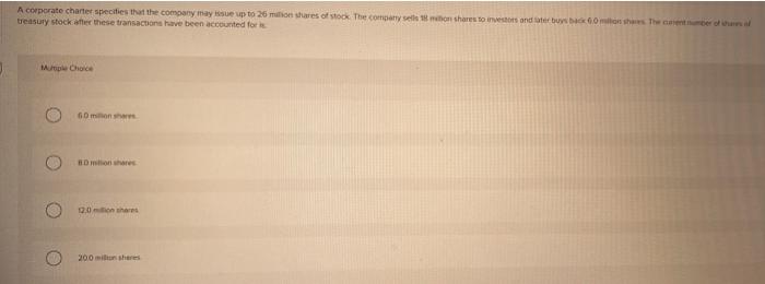 help 9 A corporate charter specifies that the company may issue up