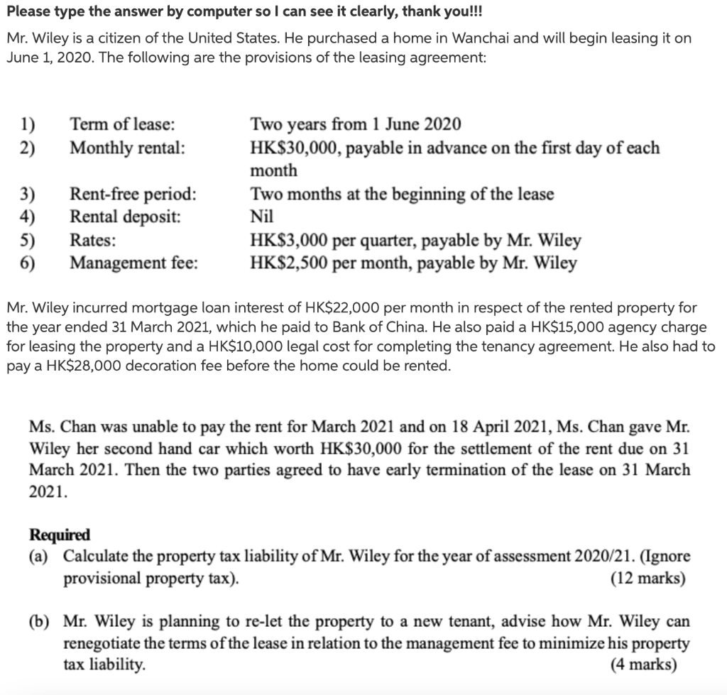  Information maybe needed: Please type the answer by computer so I