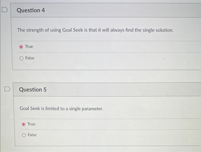 environments that use specialized software to solve Linear Programming problems. True False