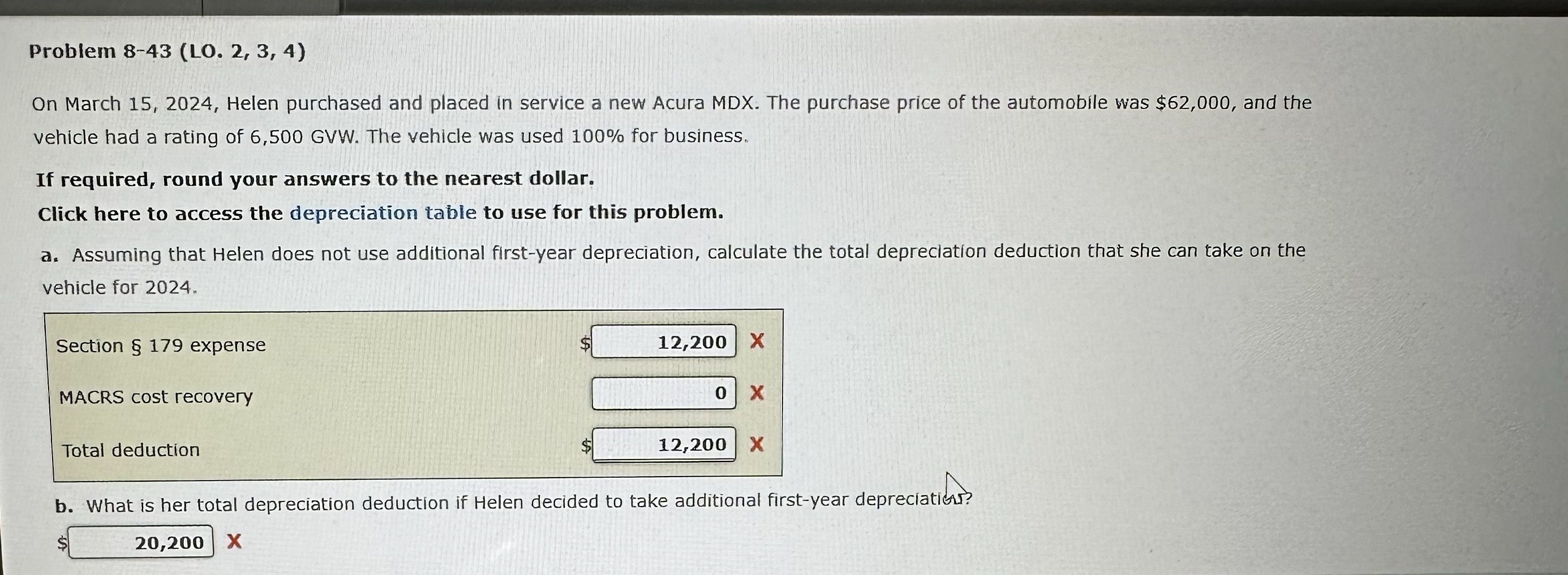  *****please answer exactly this question thanks**** Problem LO.2,3,4) On March 15,2024,