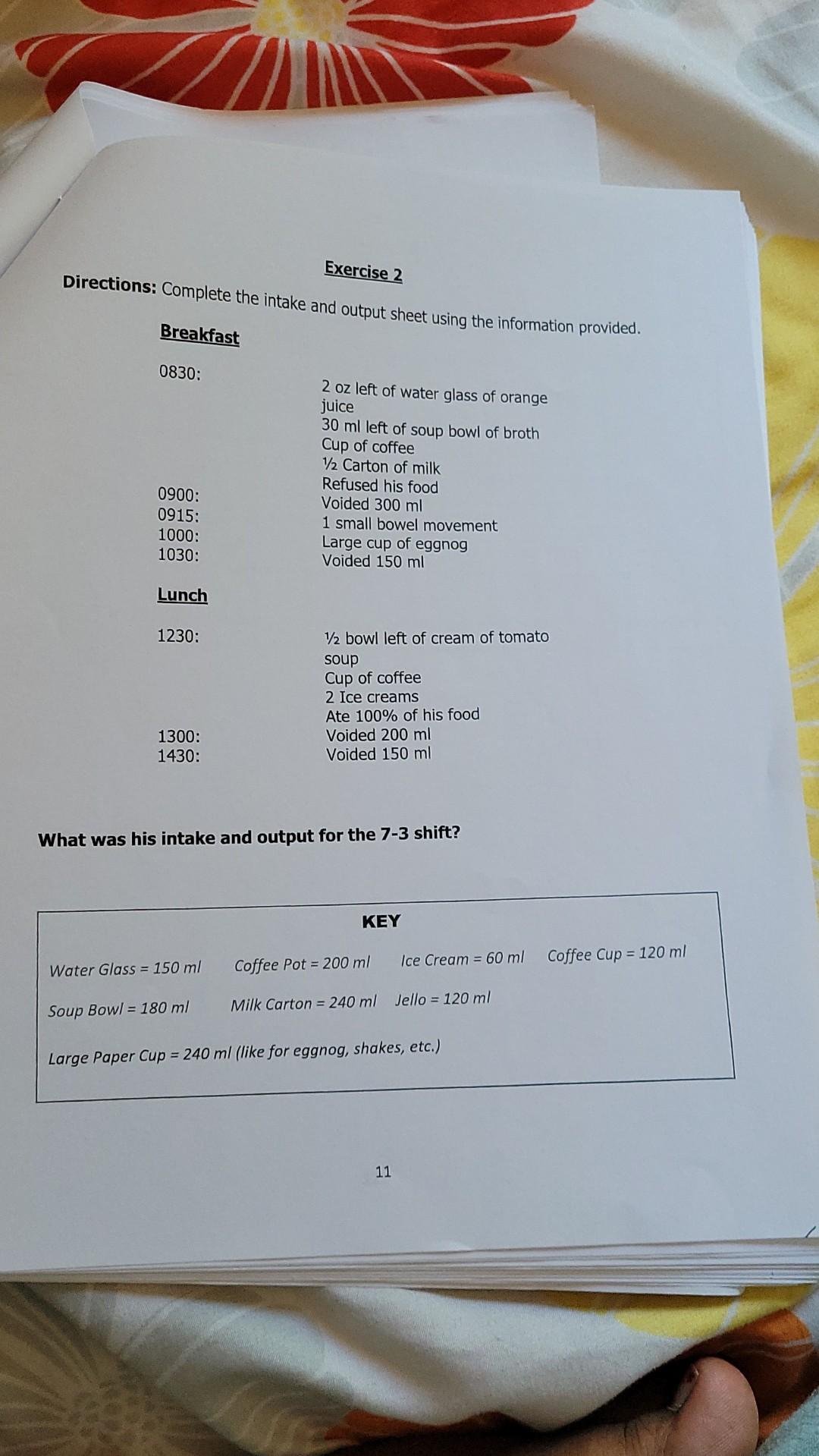 can you help me to do this Exercise 2 Directions: Complete